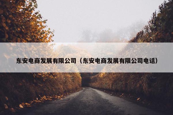 东安电商发展有限公司(东安电商发展有限公司电话) 东安电商发展有限公司(东安电商发展有限公司电话)