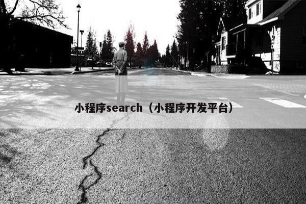 小程序search(小程序开发平台) 小程序search(小程序开发平台)
