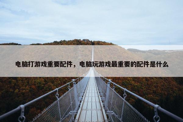电脑打游戏重要配件,电脑玩游戏最重要的配件是什么