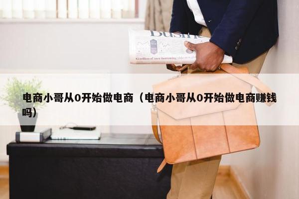 电商小哥从0开始做电商(电商小哥从0开始做电商赚钱吗)