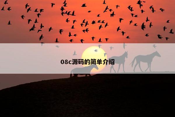 08c源码的简单介绍