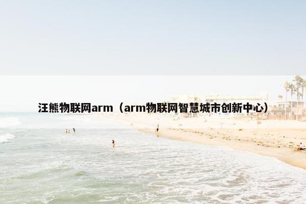 汪熊物联网arm（arm物联网智慧城市创新中心）