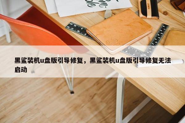 黑鲨装机u盘版引导修复，黑鲨装机u盘版引导修复无法启动