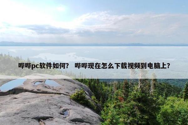 哔哔pc软件如何？ 哔哔现在怎么下载视频到电脑上？