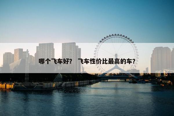 哪个飞车好？ 飞车性价比最高的车？