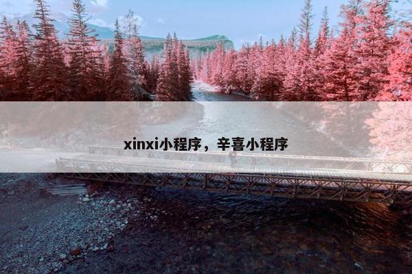 xinxi小程序，辛喜小程序