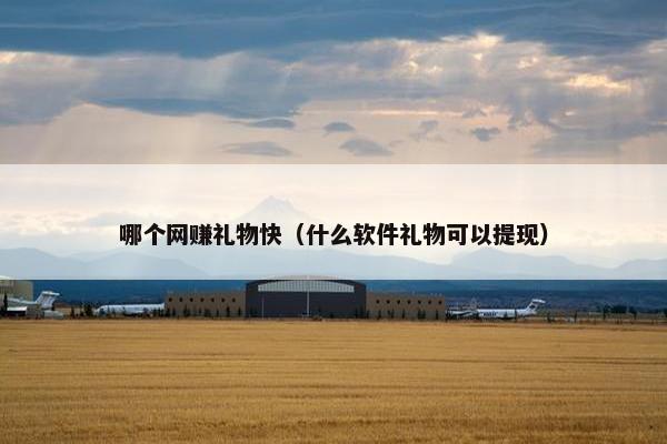 哪个网赚礼物快(什么软件礼物可以提现)