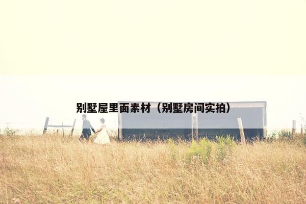 别墅屋里面素材（别墅房间实拍）