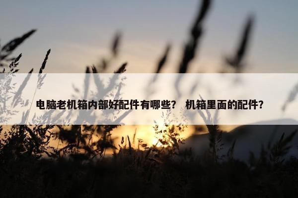 电脑老机箱内部好配件有哪些？ 机箱里面的配件？