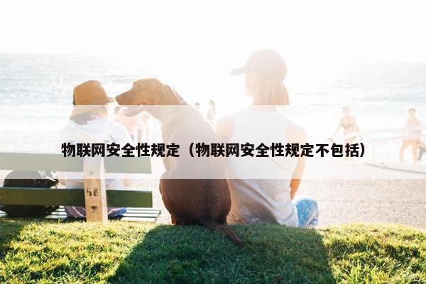 物联网安全性规定（物联网安全性规定不包括）