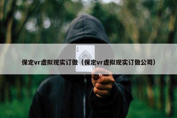 保定vr虚拟现实订做（保定vr虚拟现实订做公司）