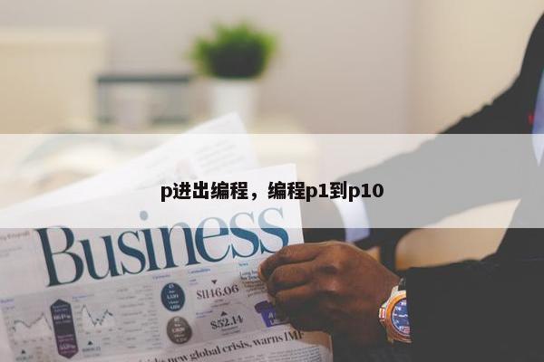 p进出编程，编程p1到p10