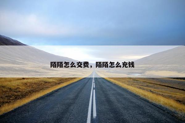 陌陌怎么交费,陌陌怎么充钱