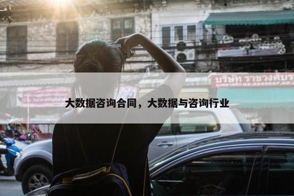 大数据咨询合同,大数据与咨询行业 大数据咨询合同,大数据与咨询行业