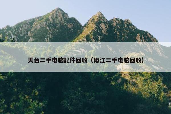 天台二手电脑配件回收（椒江二手电脑回收）