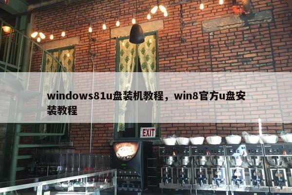 windows81u盘装机教程，win8官方u盘安装教程