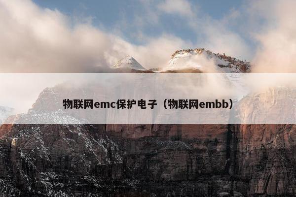 物联网emc保护电子（物联网embb）