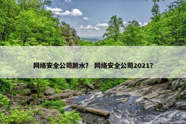 网络安全公司跳水？ 网络安全公司2021？