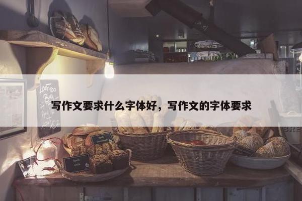 写作文要求什么字体好，写作文的字体要求