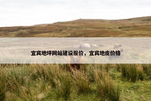 宜宾地坪网站建设报价，宜宾地皮价格