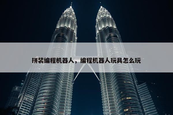 拼装编程机器人，编程机器人玩具怎么玩