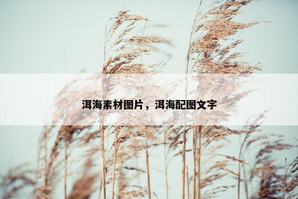 洱海素材图片，洱海配图文字