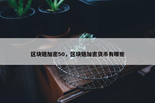 区块链加密50，区块链加密货币有哪些