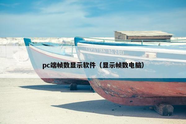 pc端帧数显示软件（显示帧数电脑）