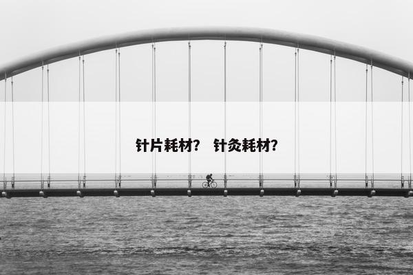 针片耗材？ 针灸耗材？