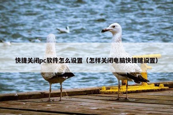 快捷关闭pc软件怎么设置（怎样关闭电脑快捷键设置）