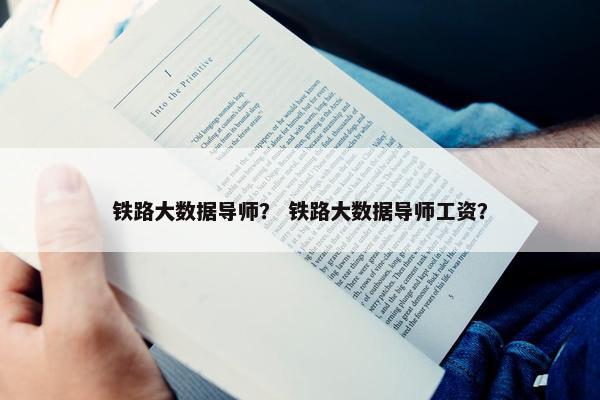 铁路大数据导师？ 铁路大数据导师工资？
