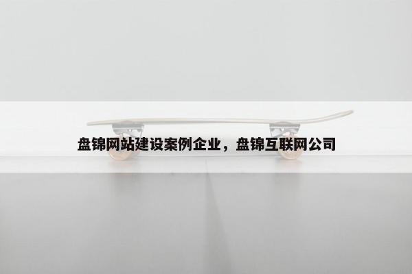 盘锦网站建设案例企业,盘锦互联网公司