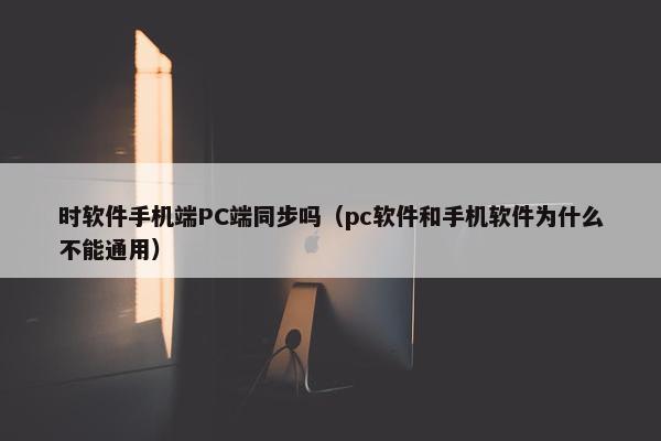时软件手机端PC端同步吗（pc软件和手机软件为什么不能通用）