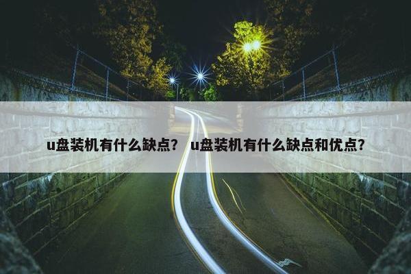 u盘装机有什么缺点? u盘装机有什么缺点和优点?
