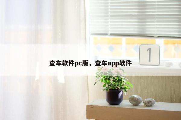 查车软件pc版，查车app软件