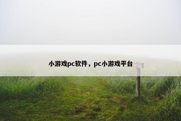 小游戏pc软件，pc小游戏平台