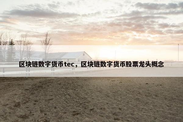 区块链数字货币tec，区块链数字货币股票龙头概念