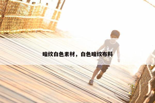 暗纹白色素材，白色暗纹布料